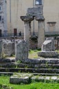 Ruins of the Greek temple of Apollo in Syracuse