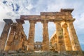 Ruins of greek temple, Selinunte, Sicily, Italy Royalty Free Stock Photo