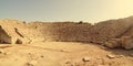 Ruins of the Greek Theater in Segesta, Sicily Royalty Free Stock Photo