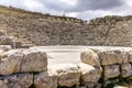 Ruins of the Greek Theater in Segesta, Sicily, Italy Royalty Free Stock Photo