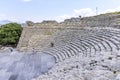 Ruins of the Greek Theater in Segesta, Sicily, Italy