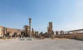 Ruins of Hall of 100 Columns in Persepolis Royalty Free Stock Photo