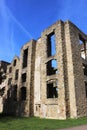 Ruins of Hardwick Old Hall, Derbyshire, England Royalty Free Stock Photo