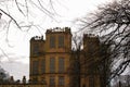 The ruins of the Hardwick Old Hall in Derbyshire Royalty Free Stock Photo