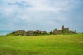 Ruins of Hastings castle, East Sussex, UK