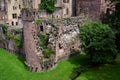 Ruins of the Heidelberg castle, Baden-Wurttemberg, Germany, sunny day Royalty Free Stock Photo