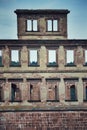 Ruins of the Heidelberg castle, Baden-Wurttemberg, Germany, sunny day Royalty Free Stock Photo