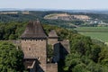 Ruins of Helfstyn Castle in the Moravia region