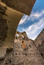 Ruins of the Hermitage of San Medel in Valseca in the province of Segovia. Sample of the depopulation of the center of Spain