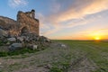 Ruins of the Hermitage of San Medel in Valseca in the province of Segovia. Sample of the depopulation of the center of Spain