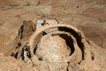 Ruins Of Herod's Palace At Masada, Israel Royalty Free Stock Photo