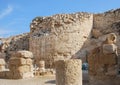 Ruins of Herodium or Herodion, the fortress of Herod the Great Royalty Free Stock Photo