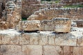 Ruins of Herodium Herodion Fortress of Herod the Great, Judaean Desert near to Jerusalem, Israel Royalty Free Stock Photo