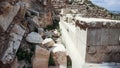 Ruins of Herodium Herodion Fortress of Herod the Great, Judaean Desert near to Jerusalem, Israel Royalty Free Stock Photo