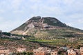 Ruins of Herodium Herodion Fortress of Herod the Great, Judaean Desert near to Jerusalem, Israel Royalty Free Stock Photo