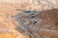 Ruins of Herods castle in fortress Masada, Israel