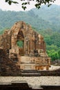 Ruins of hindu temples of My Son Royalty Free Stock Photo