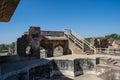 Ruins of Historic Bath or Pool in Jahaz Mahal or Ship Palace