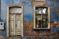 Ruins of a historic facade in the center of Blumenau