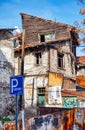 Ruins of a historical Ankara house in Altindag, Ulus, Ankara, Turkey