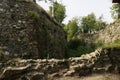 Ruins of historical fortress in Srebrna Gora, Poland.