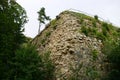 Ruins of historical fortress in Srebrna Gora, Poland.