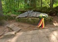 The ruins of Hitler`s barracks.