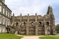 The ruins of Holyrood Abbey Edinburgh Royalty Free Stock Photo