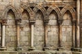 Ruins of Holyrood Abbey, Edinburgh Royalty Free Stock Photo