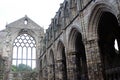 Ruins of Holyrood Abbey, Edinburgh Royalty Free Stock Photo