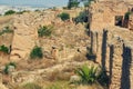 The ruins of the house of Hannibal in Carthage. Place life Carthaginian commander since the Roman Punic wars