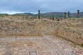 Ruins of the House of the Labors of Hercules in Volubilis in Meknes, Morocco