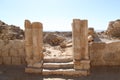 Ruins of a House in Shivta, Ancient Nabataeans and Byzantine City, Israel