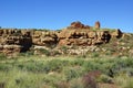 Ruins of houses of the Lomaki Pueblo