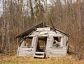 A whimsical tumbledown shack in alaska