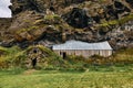 Ruins of Icelandic traditional house and barn. Royalty Free Stock Photo