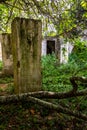 Ruins in Ilha das Pedras Brancas Island Royalty Free Stock Photo