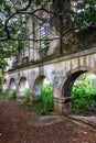 Ruins in Ilha das Pedras Brancas Island Royalty Free Stock Photo