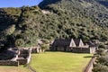 Ruins of the Inca Site of Choquequirao, Andes Mountains, Peru