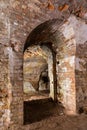 Ruins inside fort Tarakanovskiy.