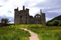 The ruins of Kilchurn Castle in the Highlands of Scotland Royalty Free Stock Photo