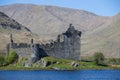 The ruins of Kilchurn castle Royalty Free Stock Photo