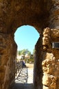 The ruins of King Herod palace in Caesarea, Israel