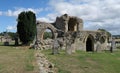 Ruins of Kinloss Abbey in nortern Scotland Royalty Free Stock Photo