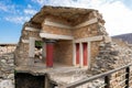 Ruins of Knossos Palace south propylaeum Royalty Free Stock Photo