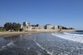 Ruins of Korykos Castle by the Kizkalesi Museum Beach in Kizkalesi town