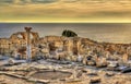 Ruins of Kourion, an ancient city in Cyprus Royalty Free Stock Photo