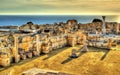 Ruins of Kourion, an ancient city in Cyprus Royalty Free Stock Photo