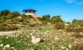 Ruins of Kourion, an ancient city in Cyprus Royalty Free Stock Photo