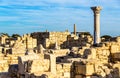 Ruins of Kourion, an ancient city in Cyprus Royalty Free Stock Photo